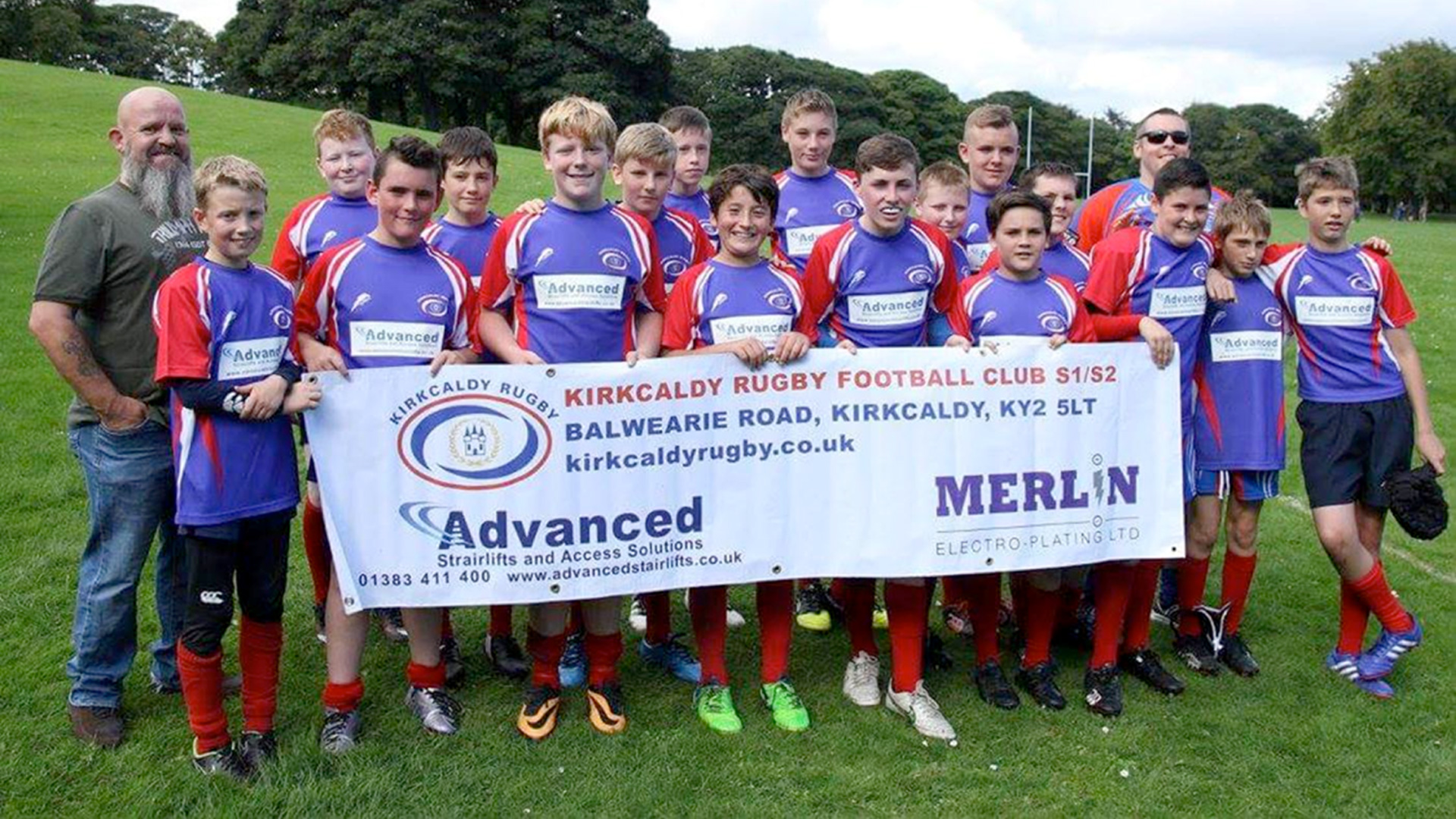 Advanced stairlifts rugby team